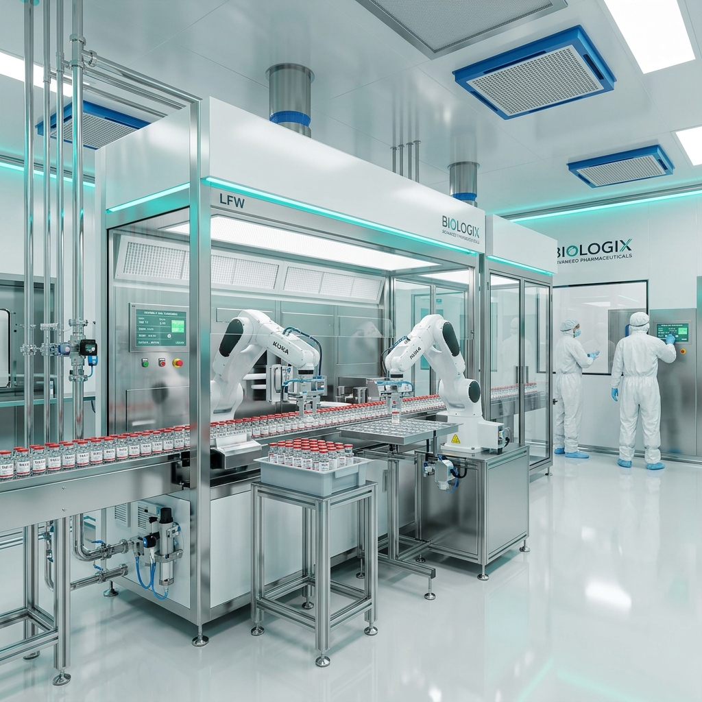 Advanced Cleanroom packaging robotic line